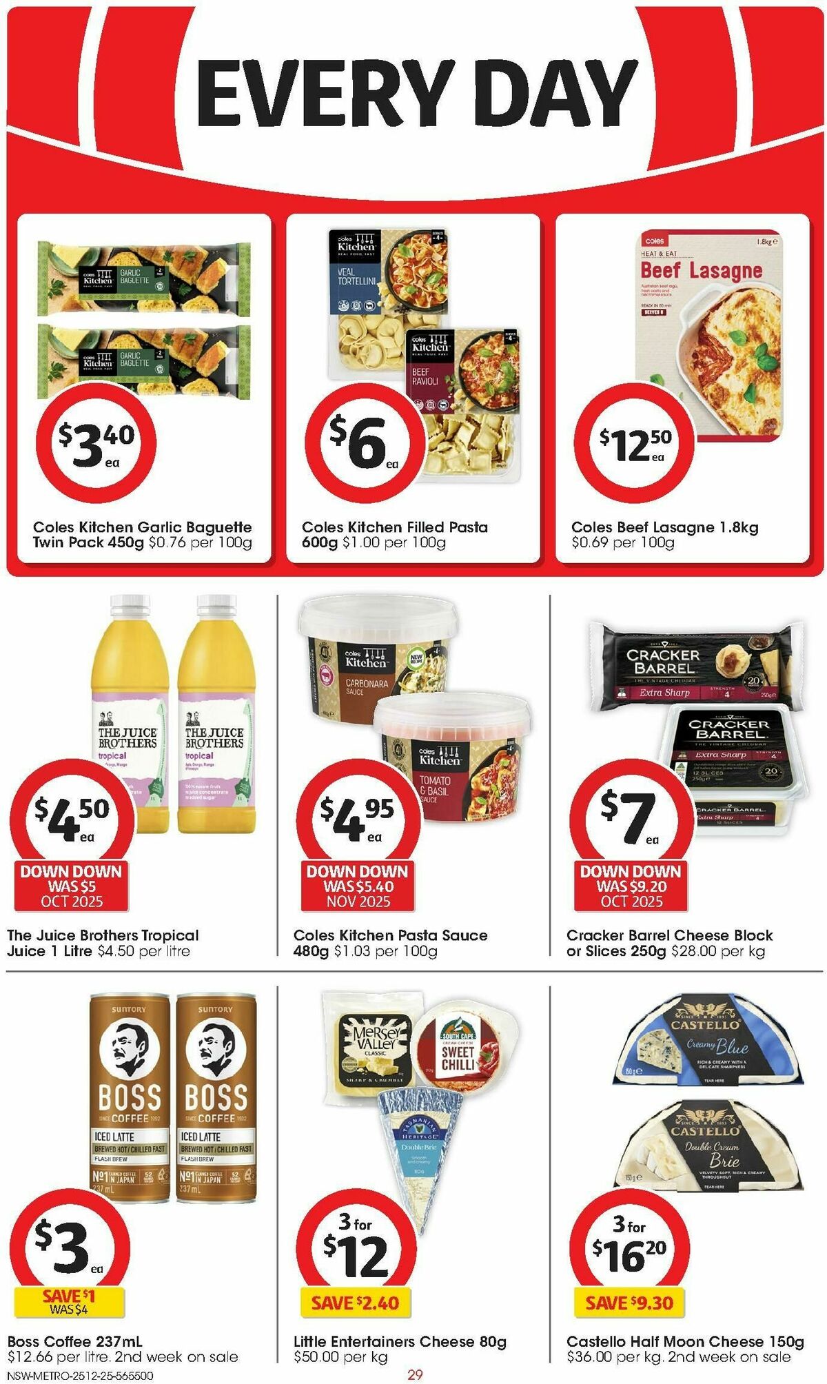 Coles Catalogues from 25 December