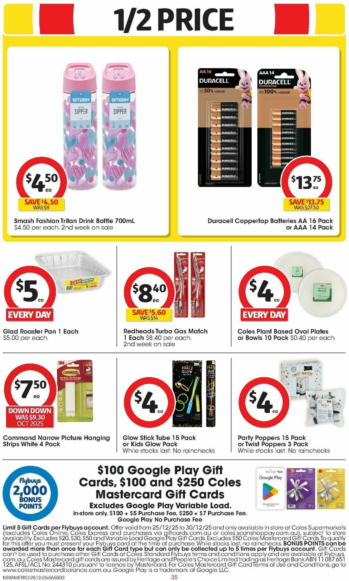 Coles Catalogues from 25 December