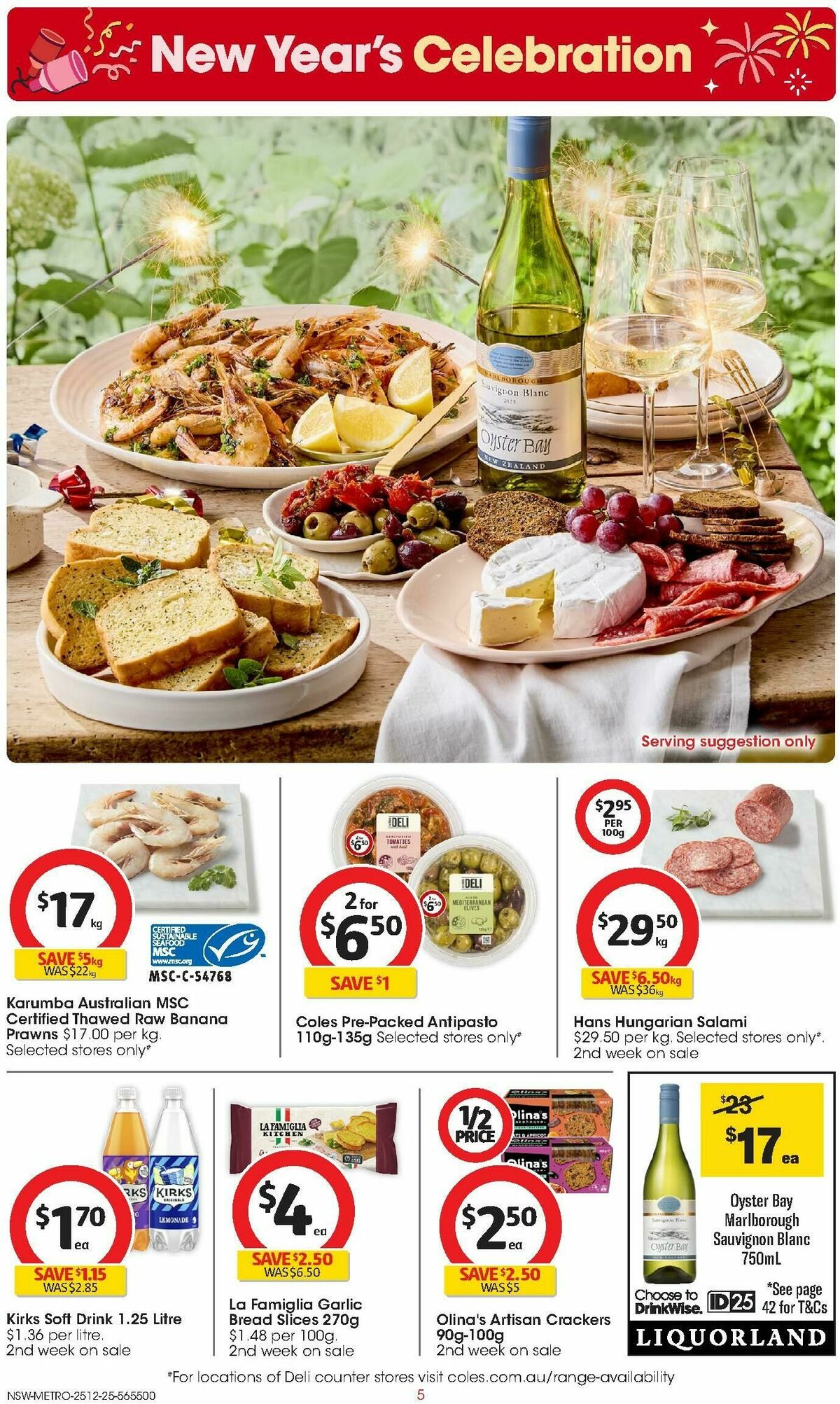 Coles Catalogues from 25 December