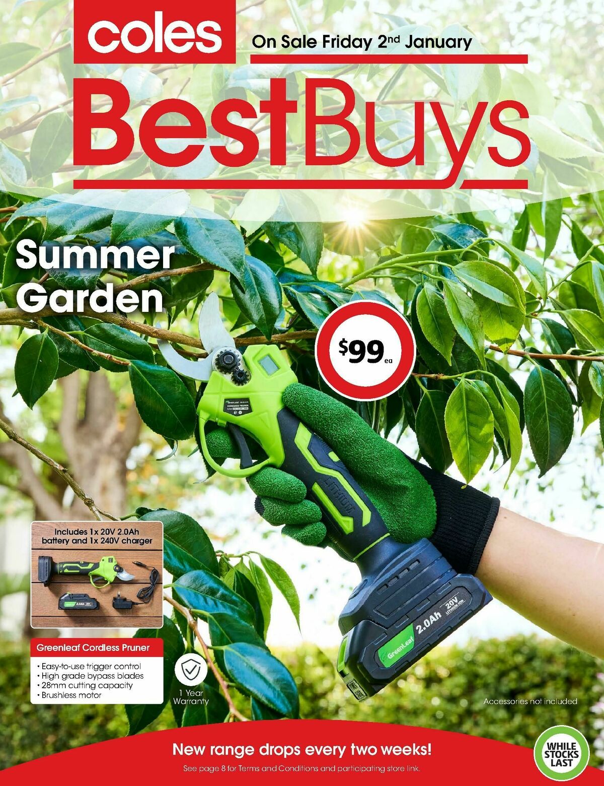 Coles Best Buys - Summer Garden Catalogues from 2 January