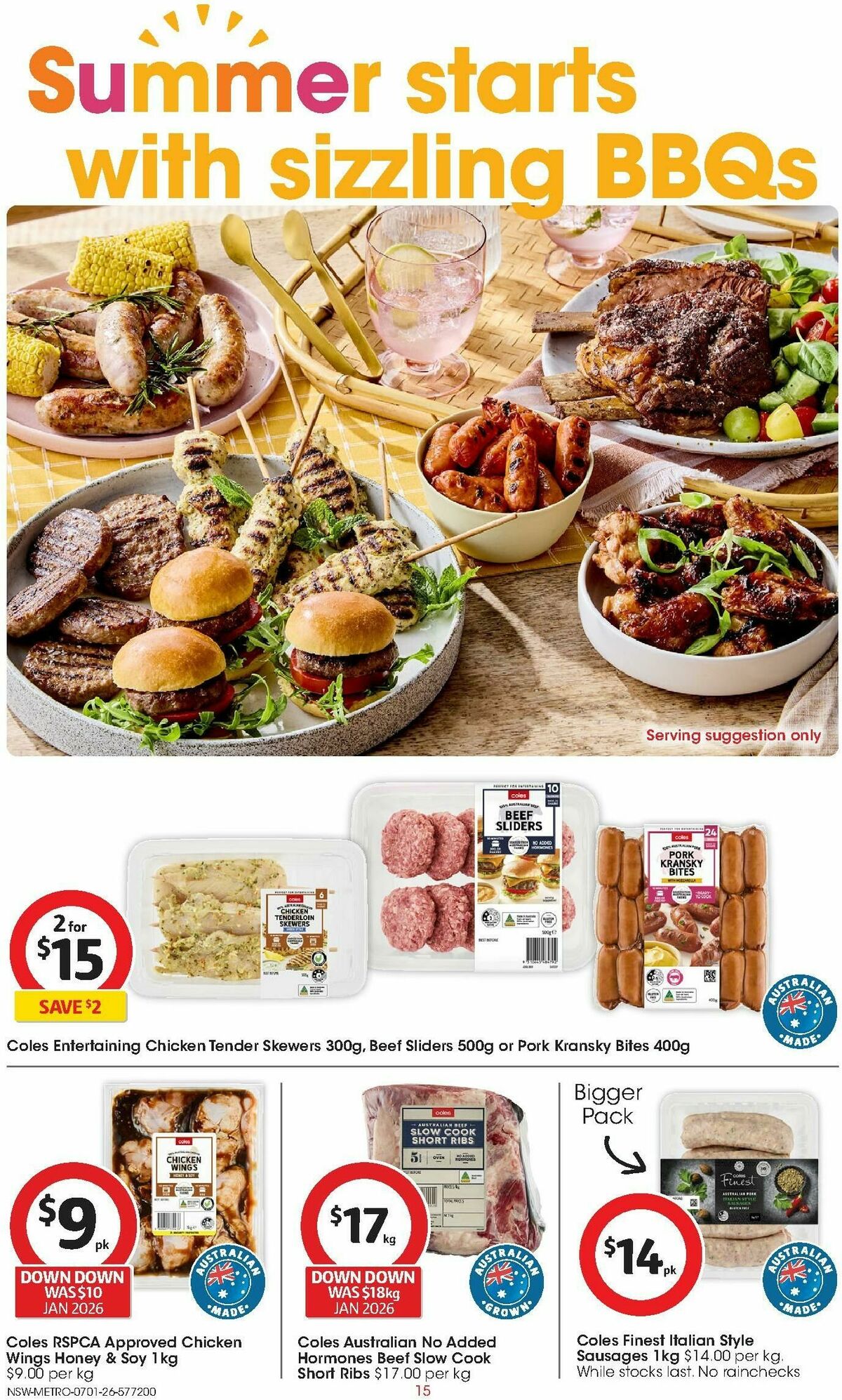 Coles Catalogues from 7 January