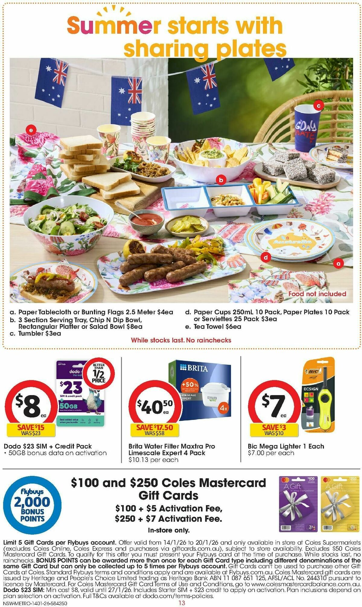 Coles Catalogues from 14 January
