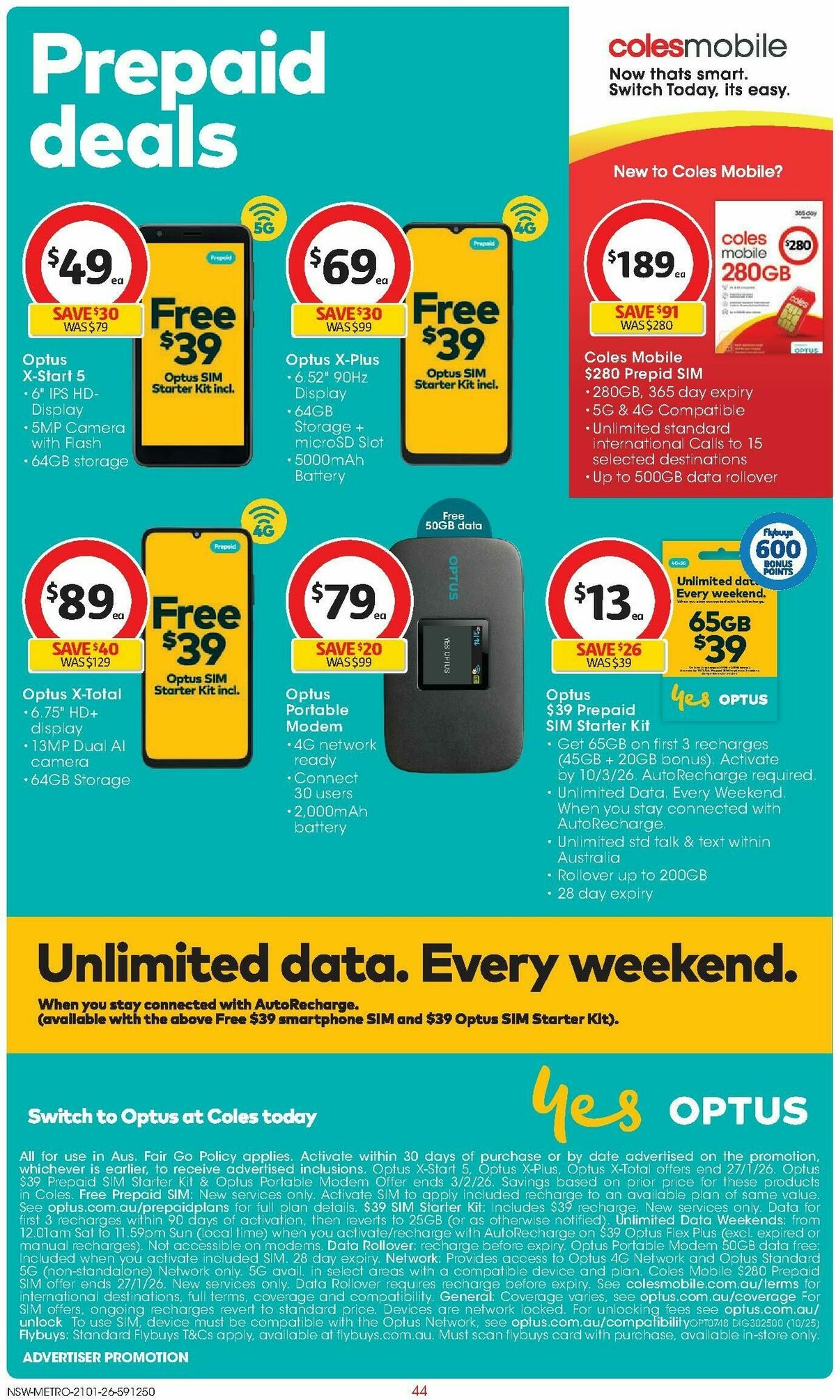 Coles Catalogues from 21 January