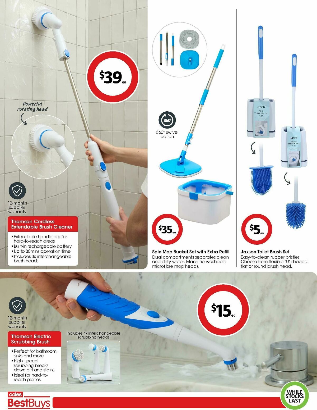 Coles Best Buys - Cleaner Living Catalogues from 30 January
