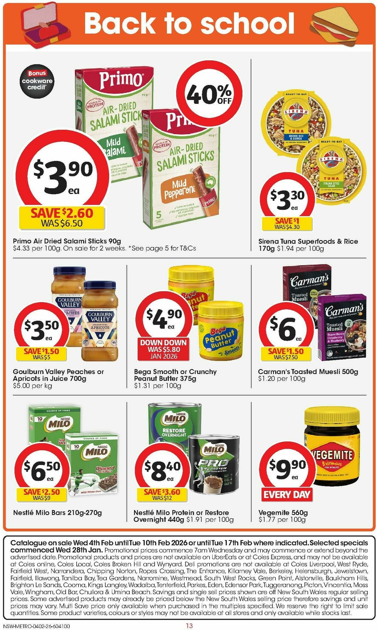 Coles Catalogues from 4 February