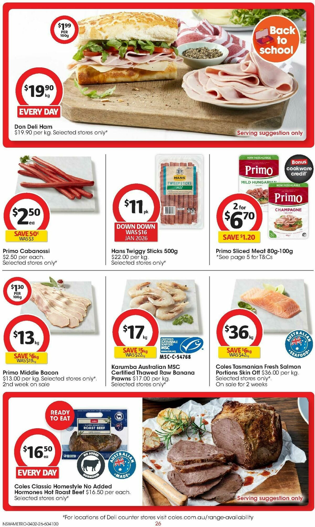 Coles Catalogues from 4 February