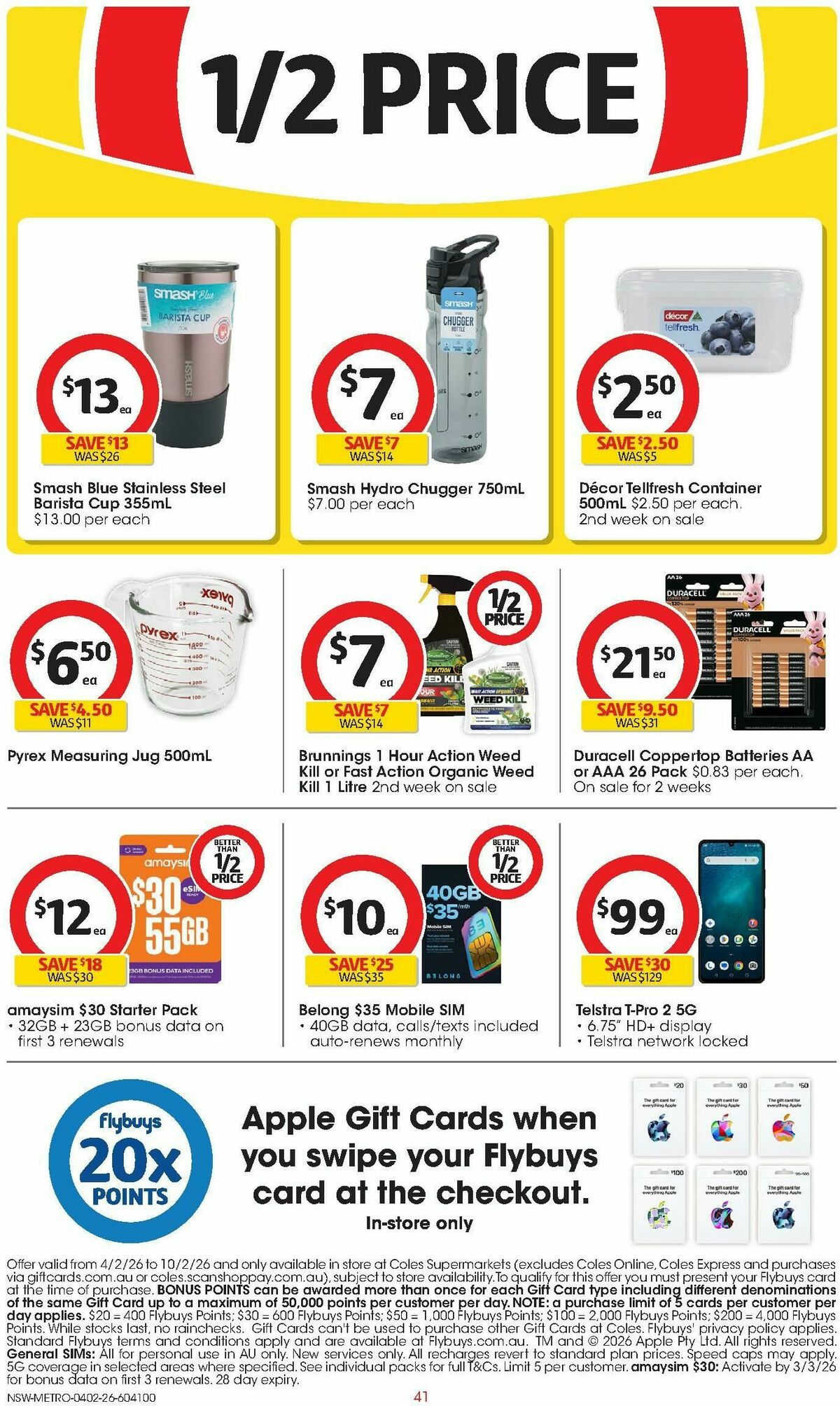 Coles Catalogues from 4 February