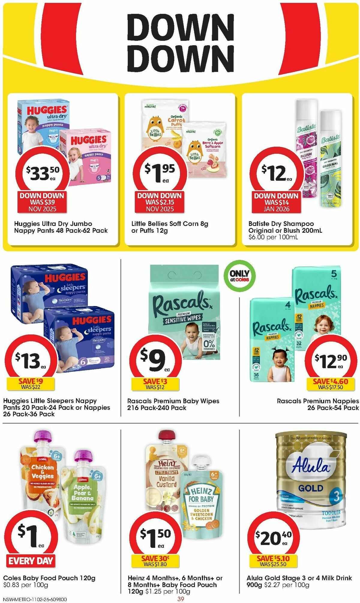 Coles Catalogues from 11 February