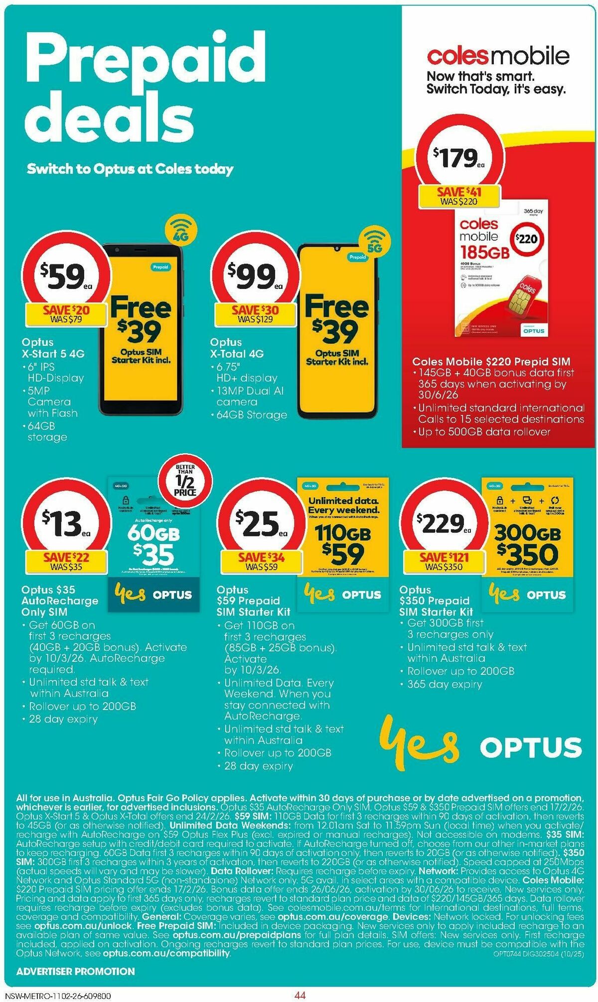 Coles Catalogues from 11 February