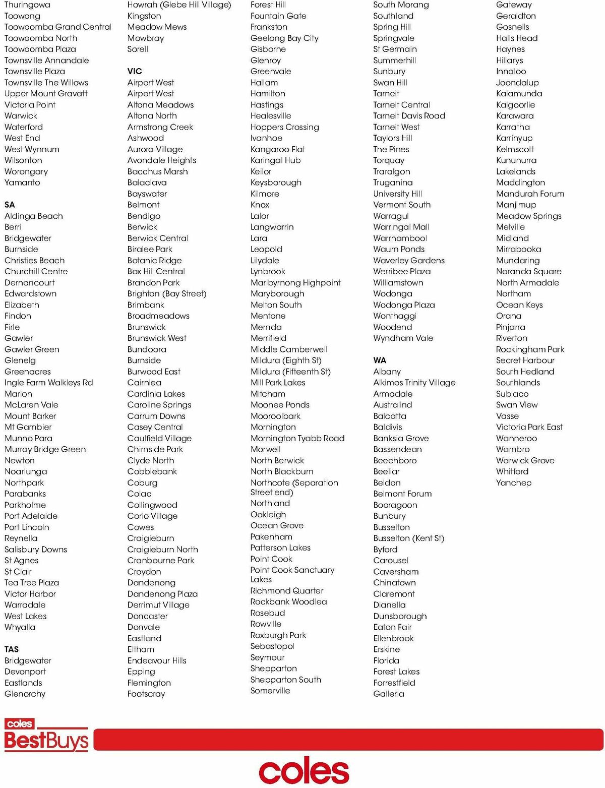 Coles Best Buys - Project Home Catalogues from 13 February