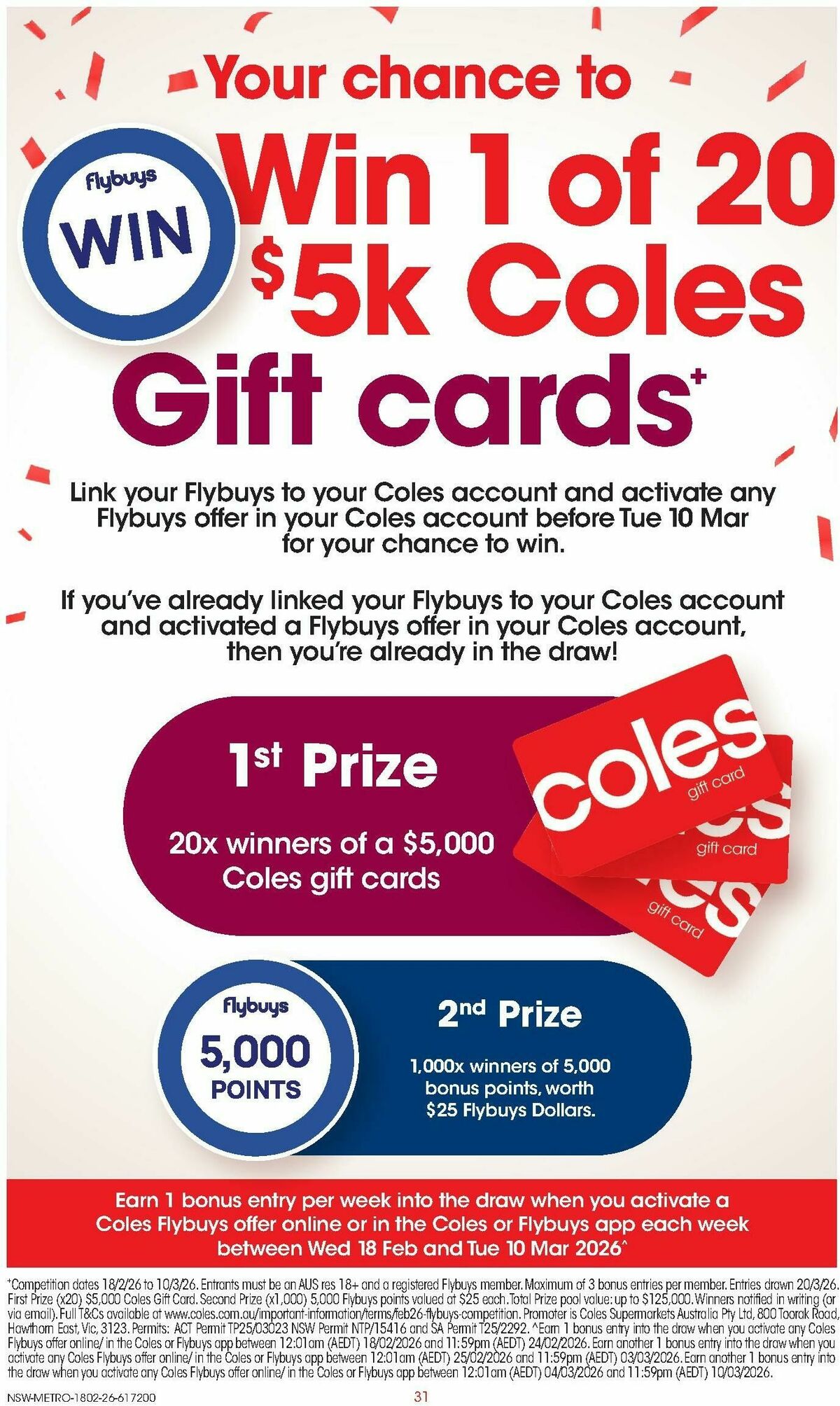 Coles Catalogues from 18 February