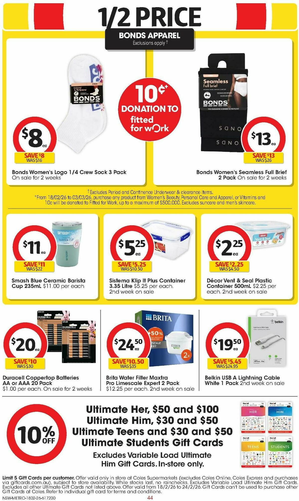 Coles Catalogues from 18 February
