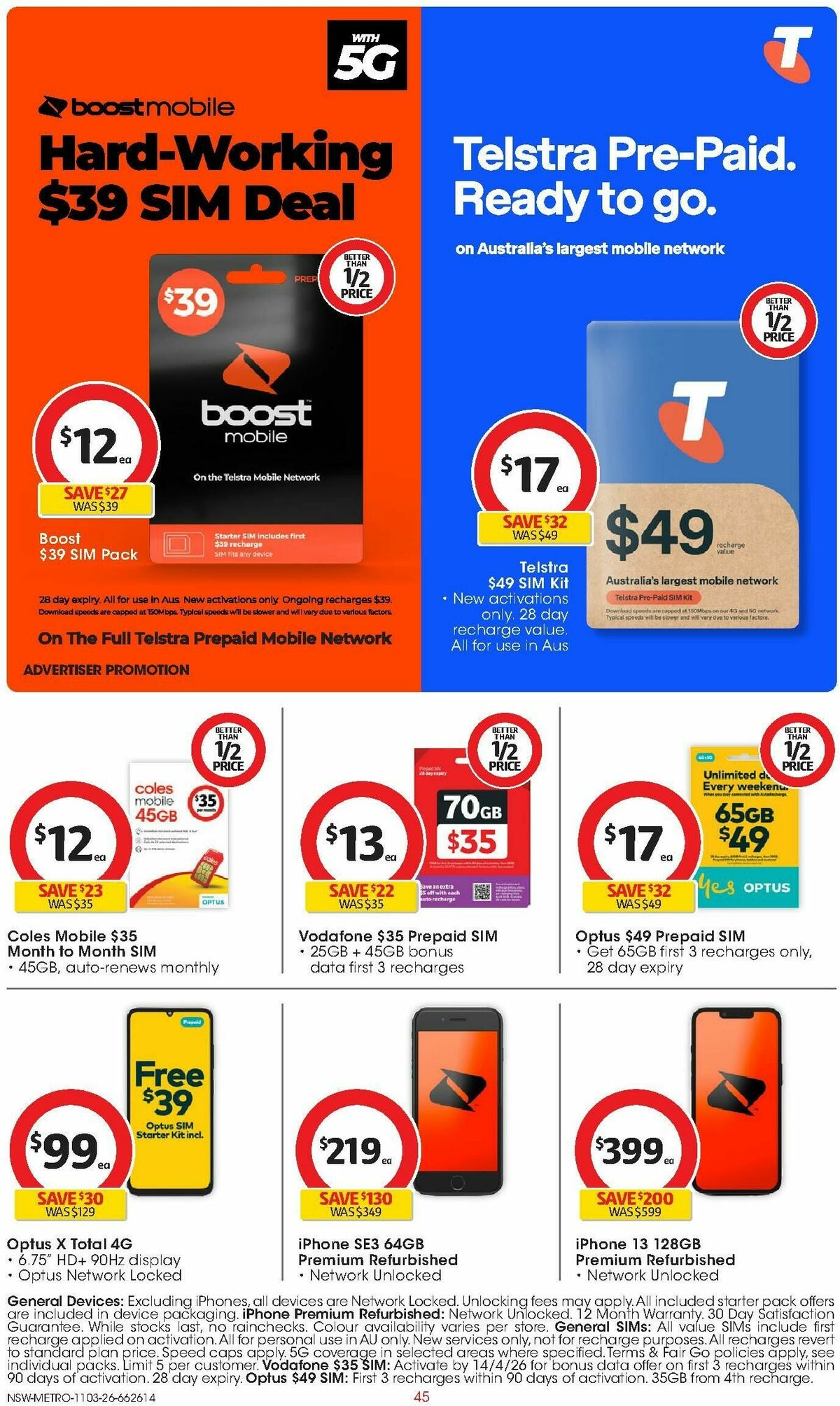 Coles Catalogues from 11 March
