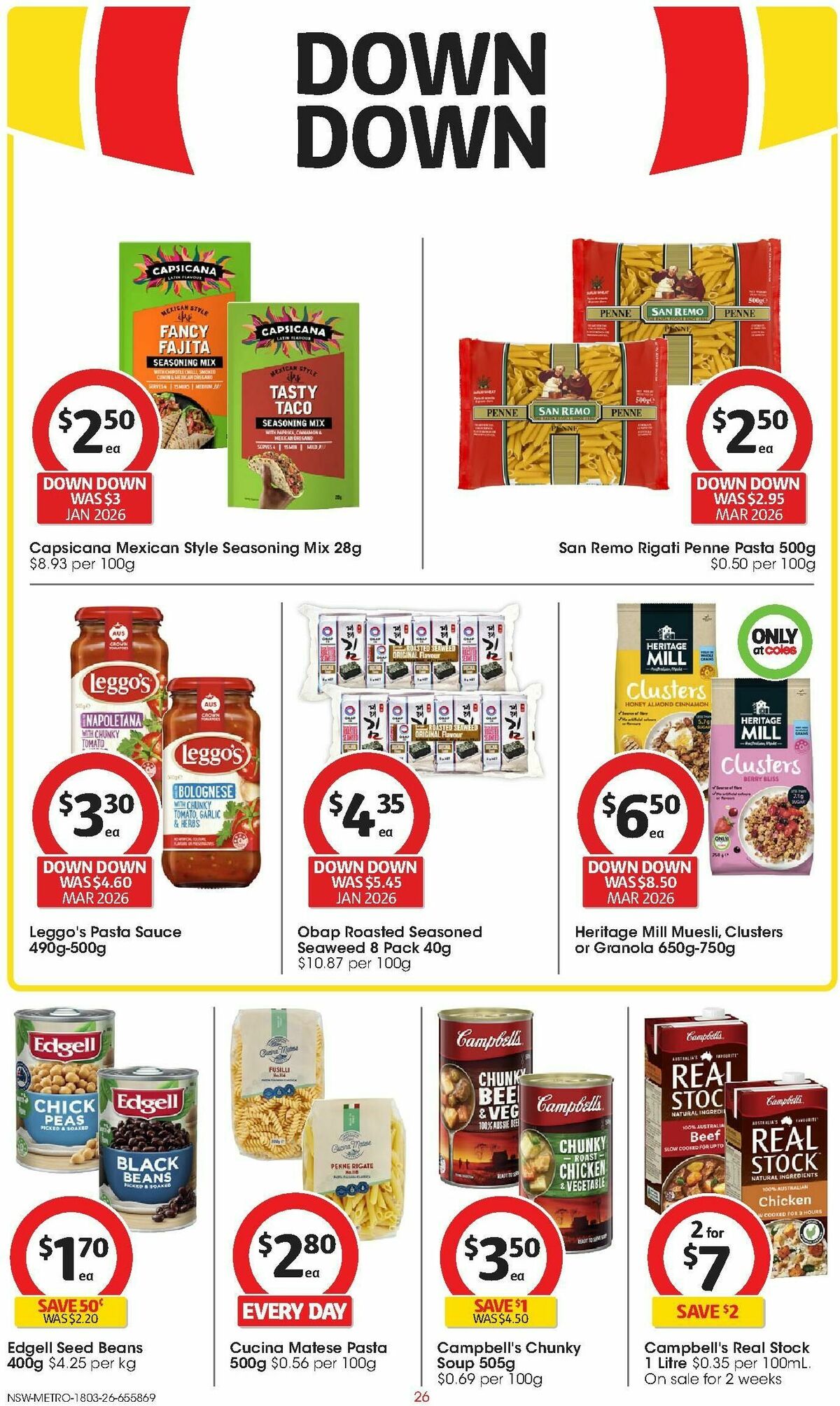 Coles Catalogues from 18 March
