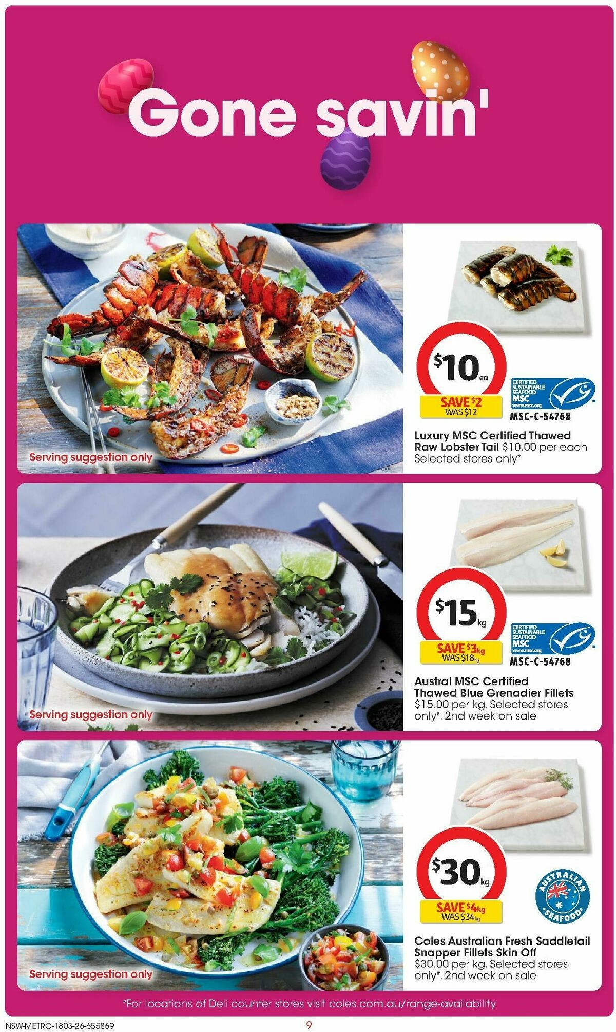 Coles Catalogues from 18 March