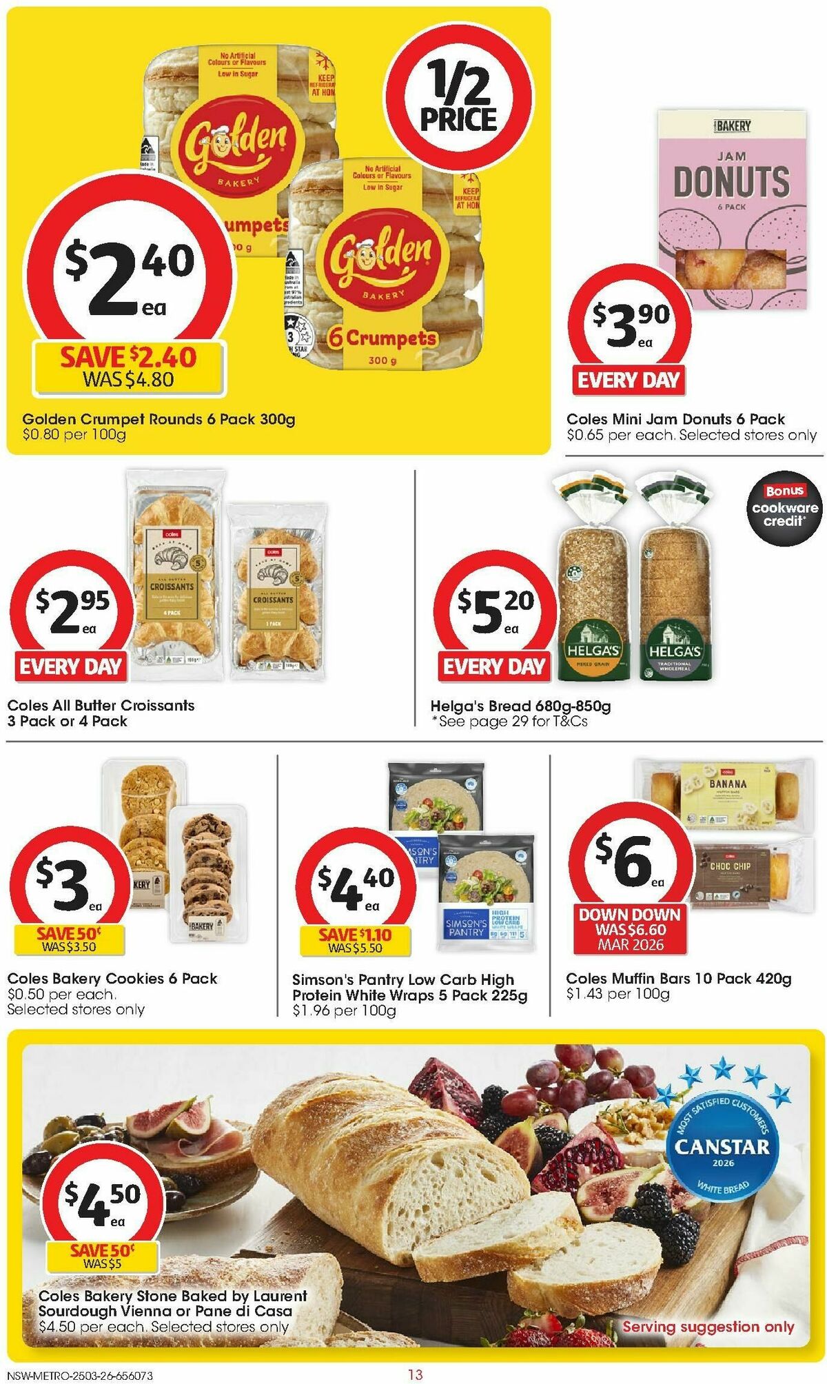 Coles Catalogues from 25 March