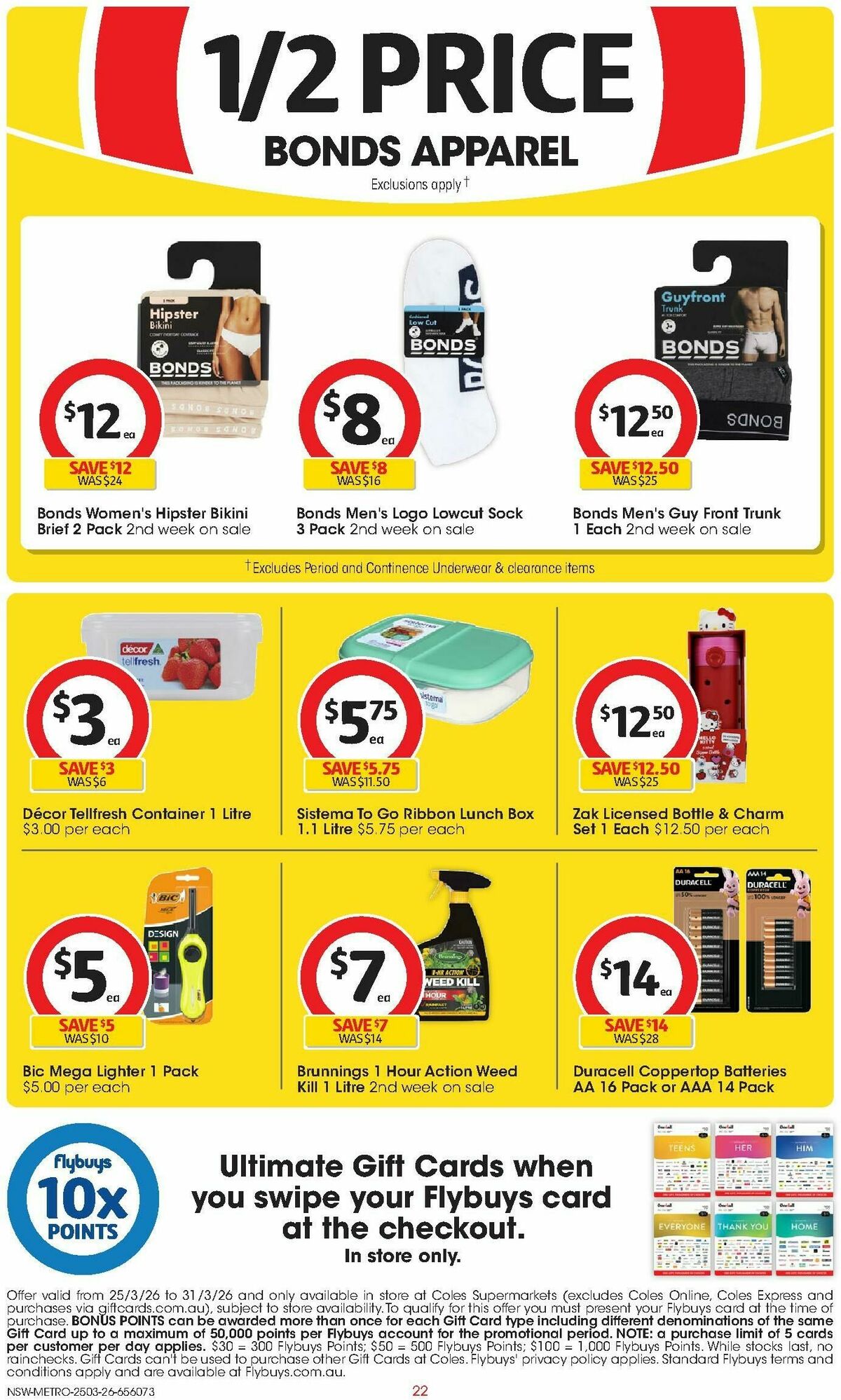 Coles Catalogues from 25 March
