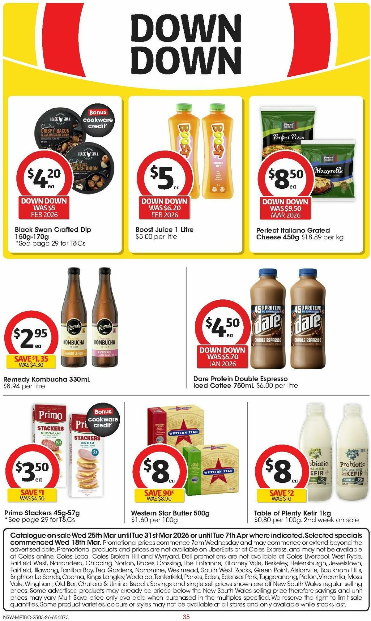Coles Catalogues from 25 March