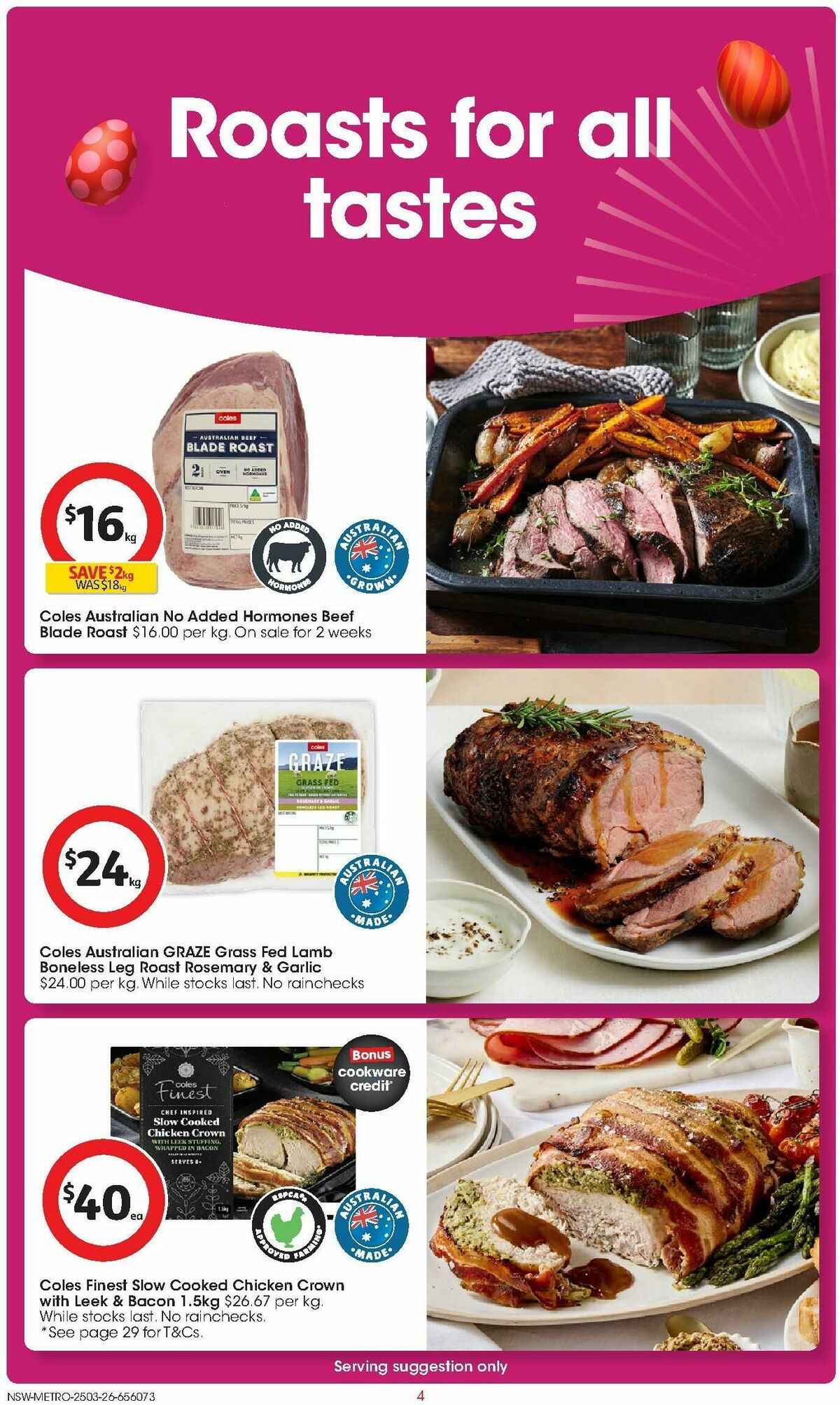 Coles Catalogues from 25 March