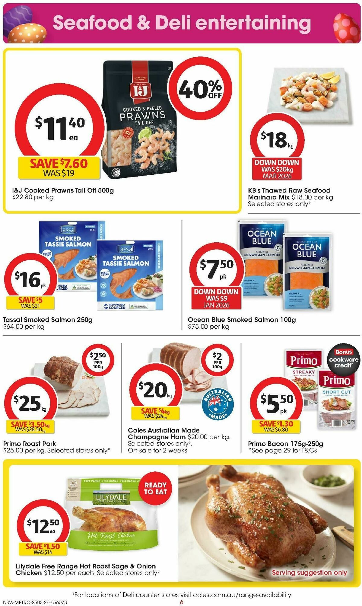 Coles Catalogues from 25 March