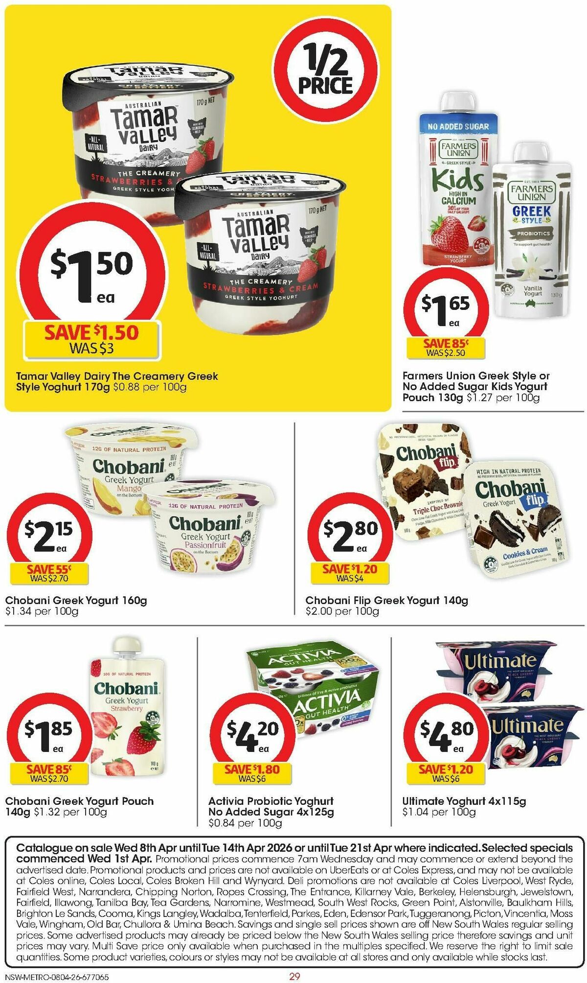 Coles Catalogues from 8 April