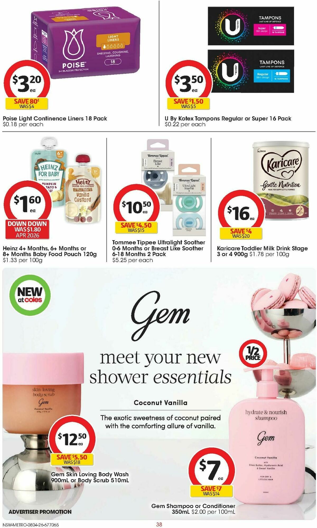 Coles Catalogues from 8 April