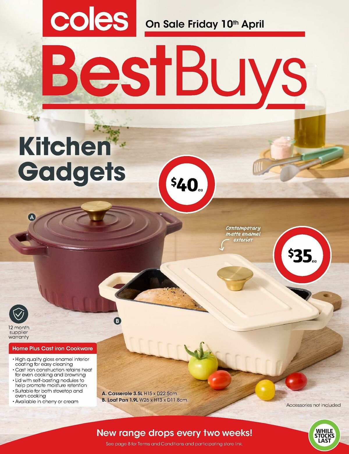 Coles Best Buys - Kitchen Gadgets Catalogues from 10 April