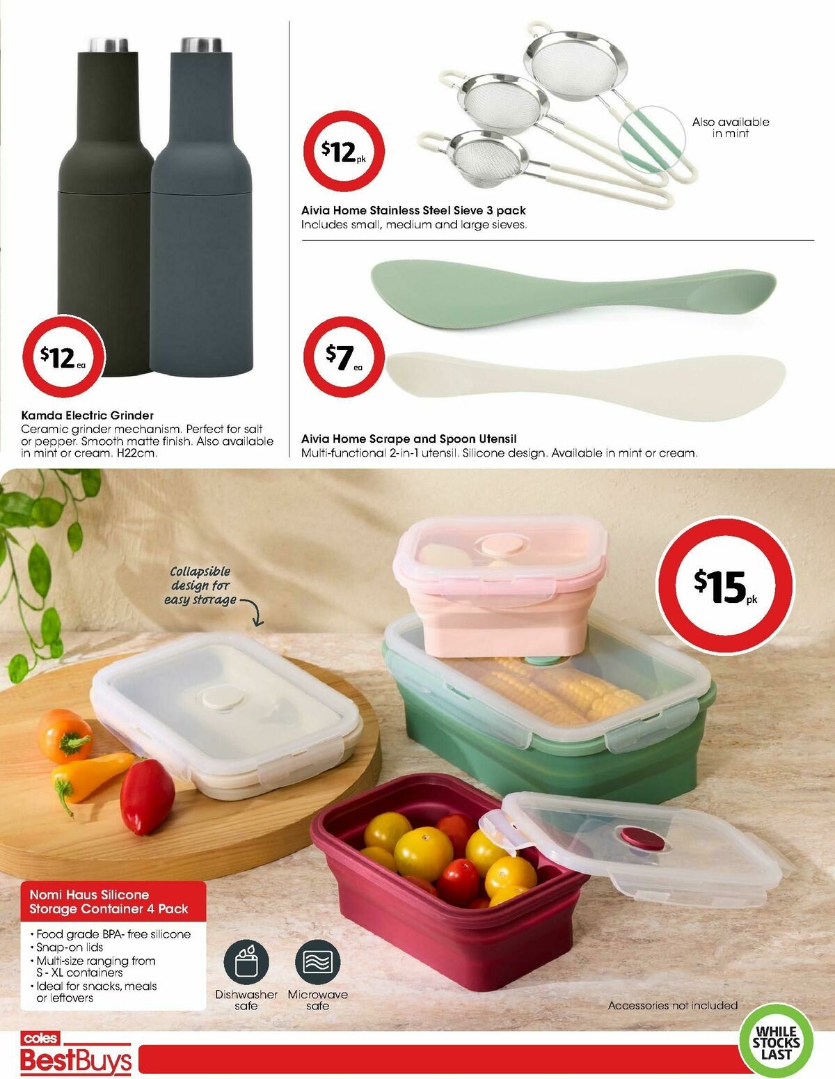 Coles Best Buys - Kitchen Gadgets Catalogues from 10 April