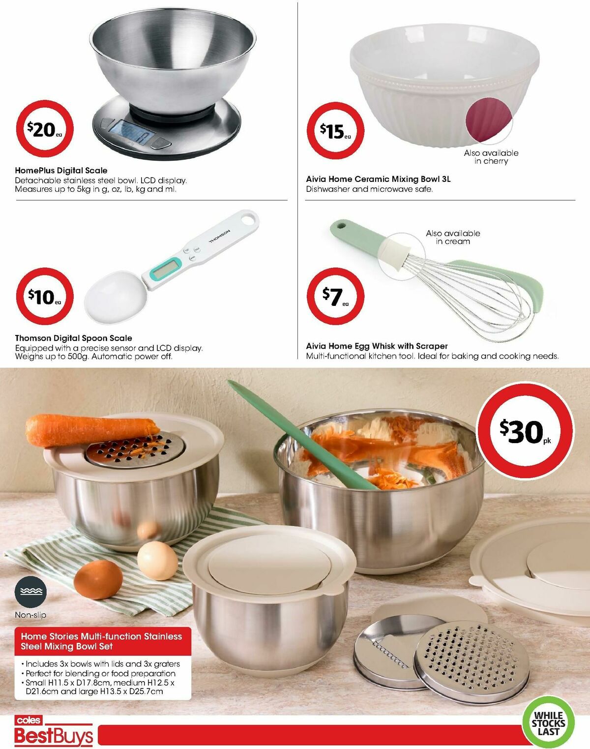 Coles Best Buys - Kitchen Gadgets Catalogues from 10 April