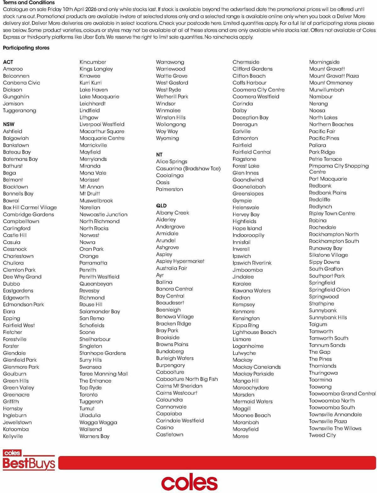 Coles Best Buys - Kitchen Gadgets Catalogues from 10 April