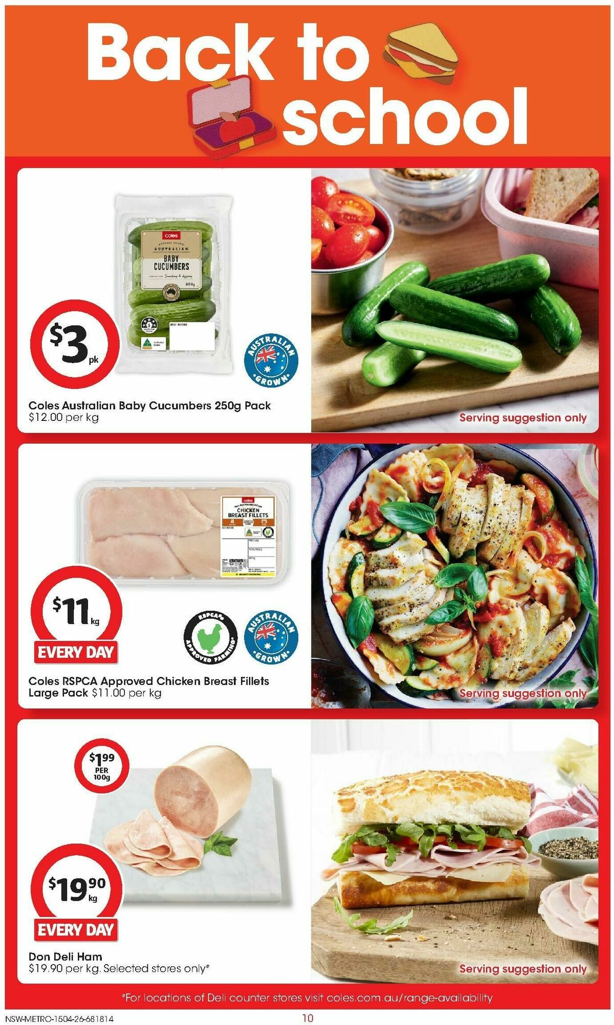 Coles Catalogues from 15 April