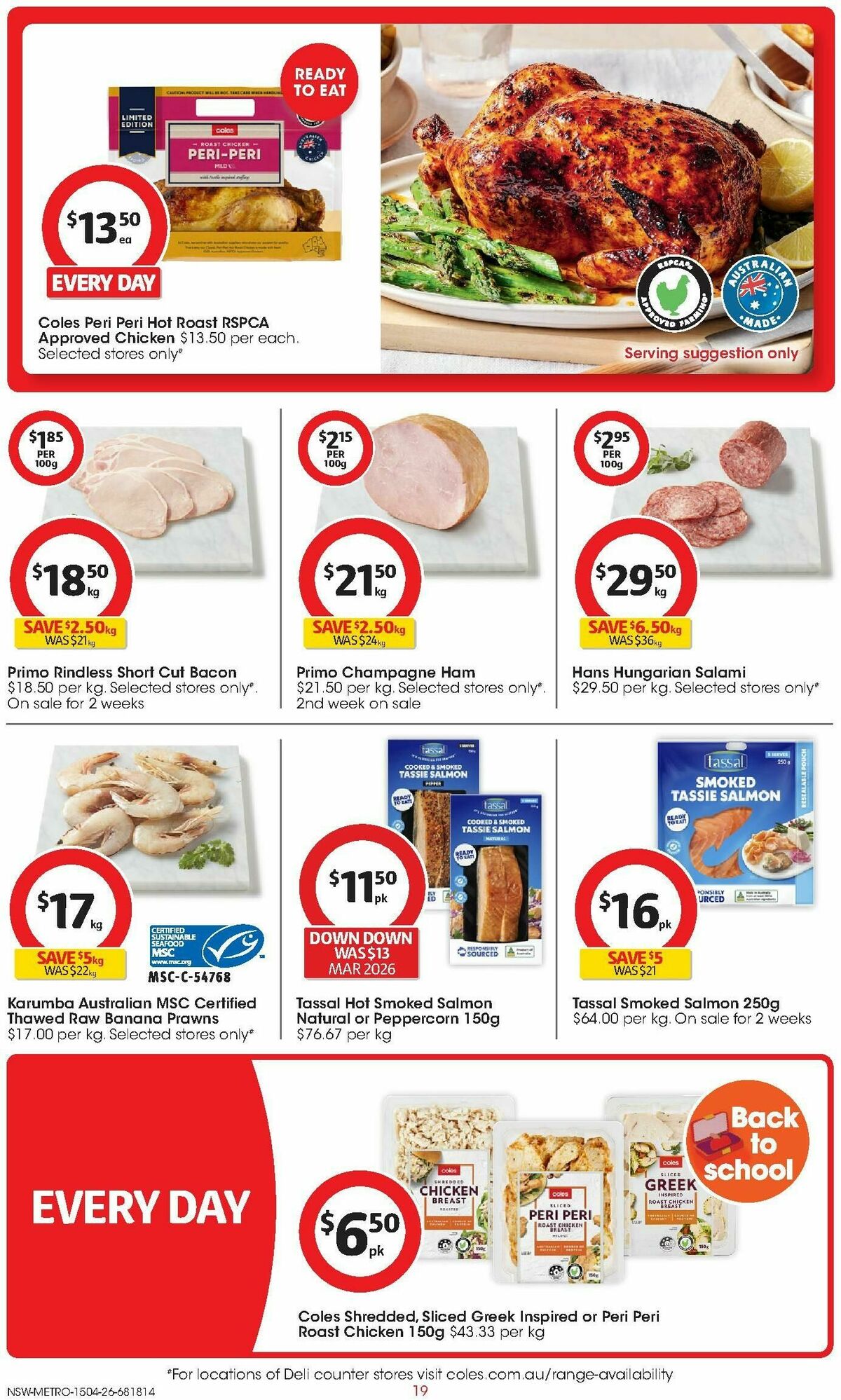 Coles Catalogues from 15 April
