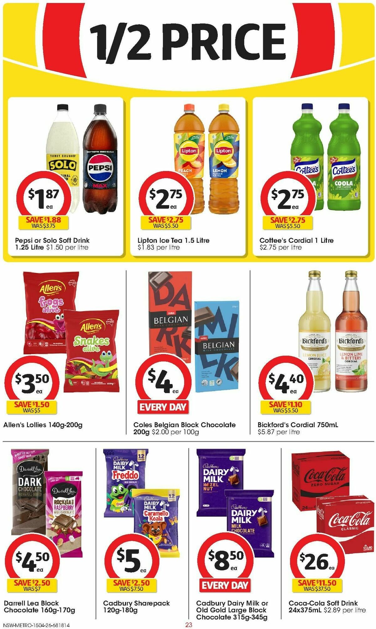 Coles Catalogues from 15 April