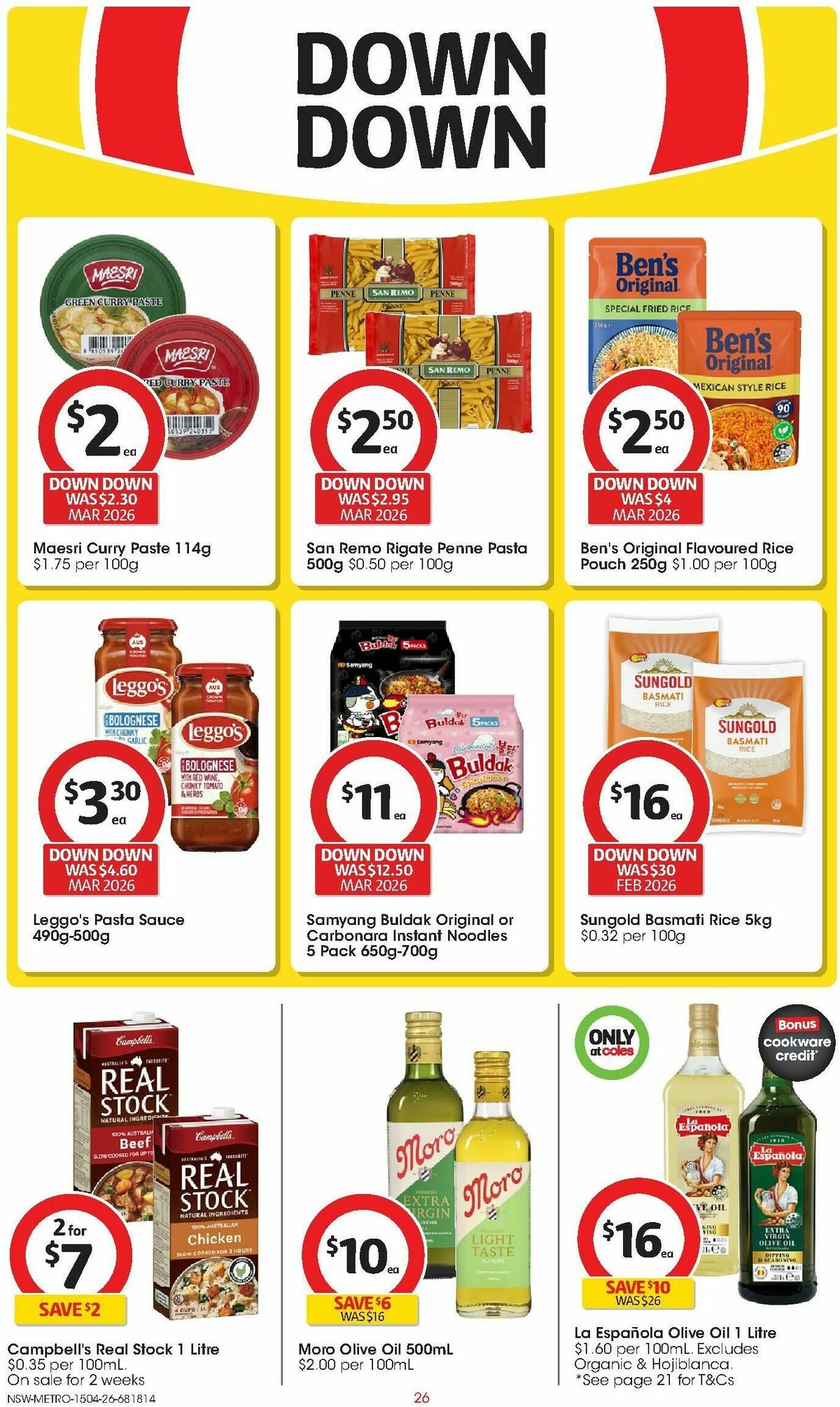 Coles Catalogues from 15 April