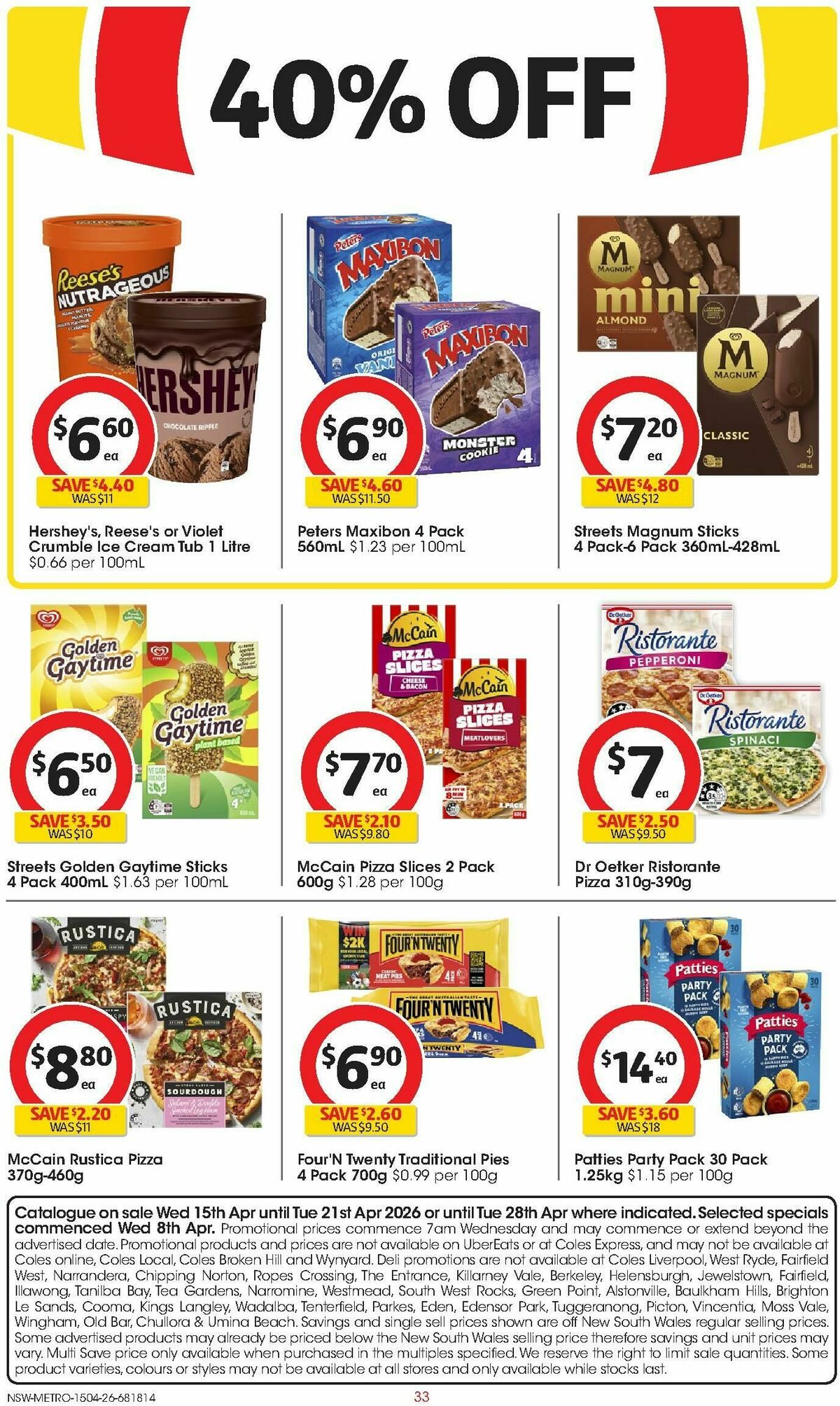 Coles Catalogues from 15 April