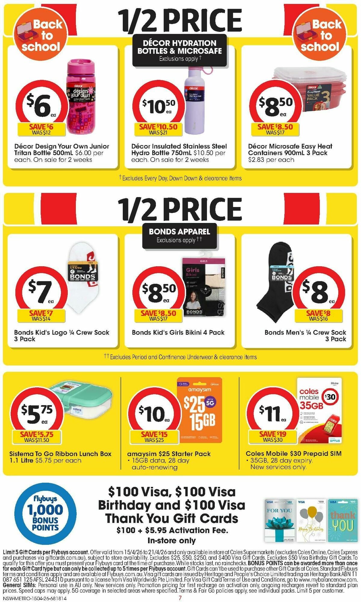 Coles Catalogues from 15 April