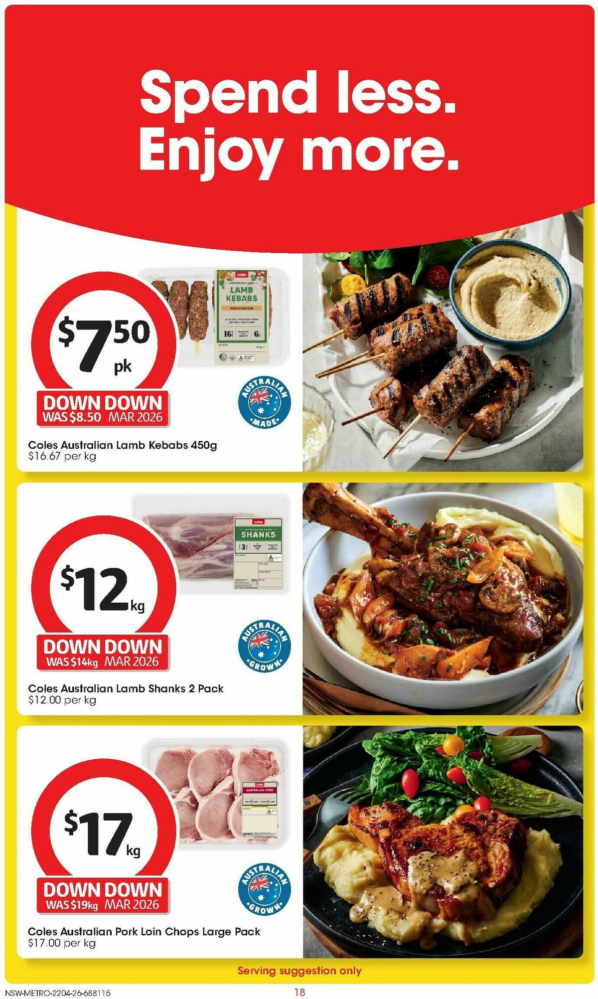 Coles Catalogues from 22 April