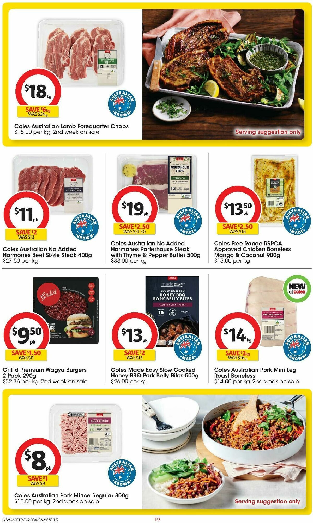 Coles Catalogues from 22 April