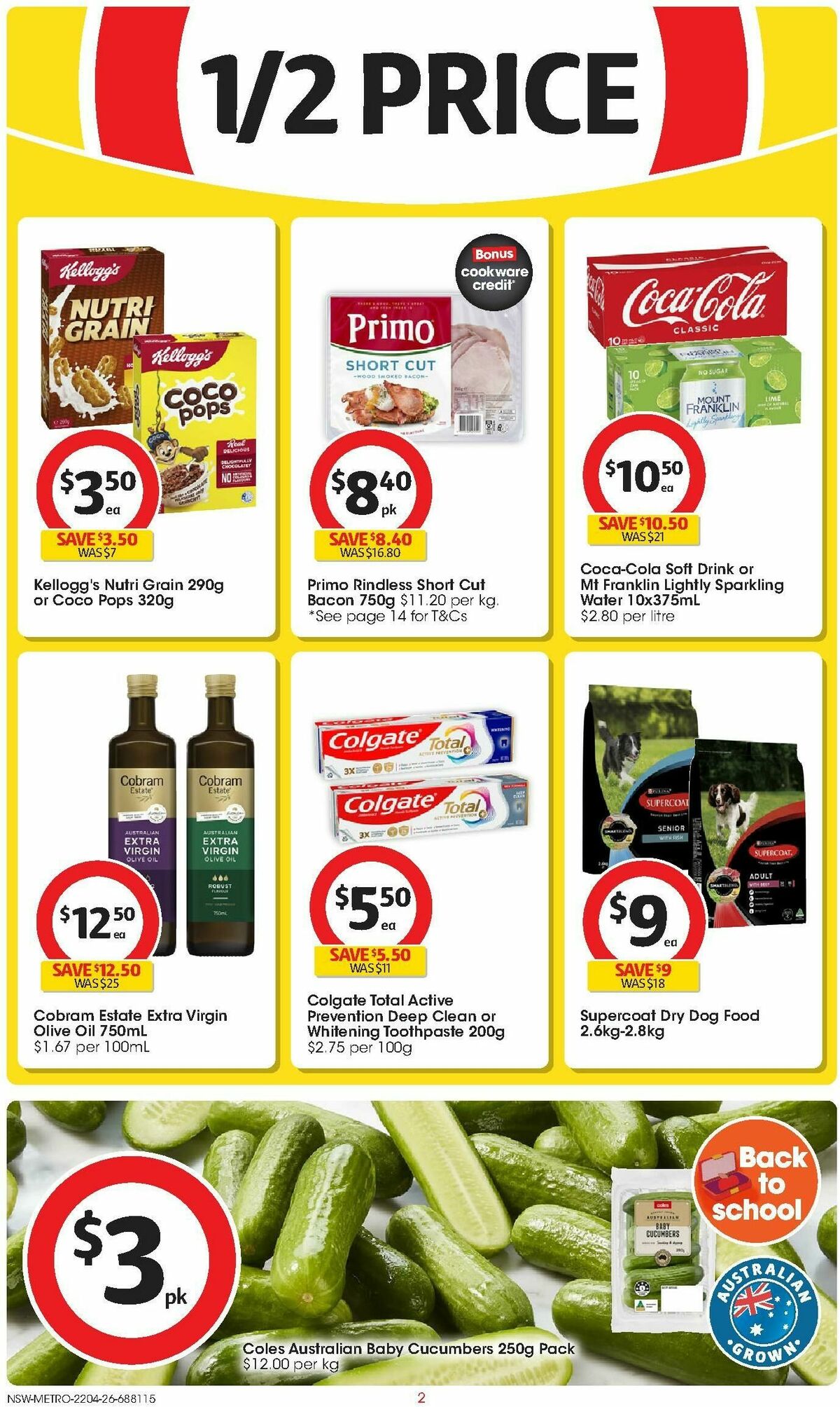 Coles Catalogues from 22 April