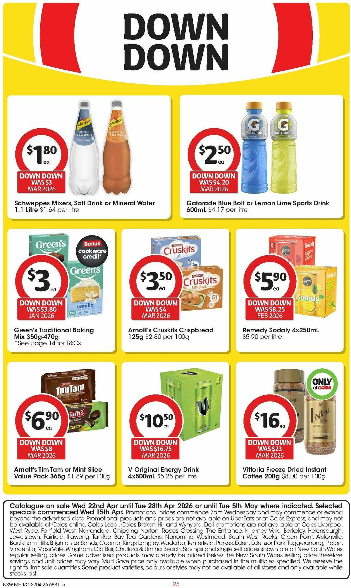 Coles Catalogues from 22 April