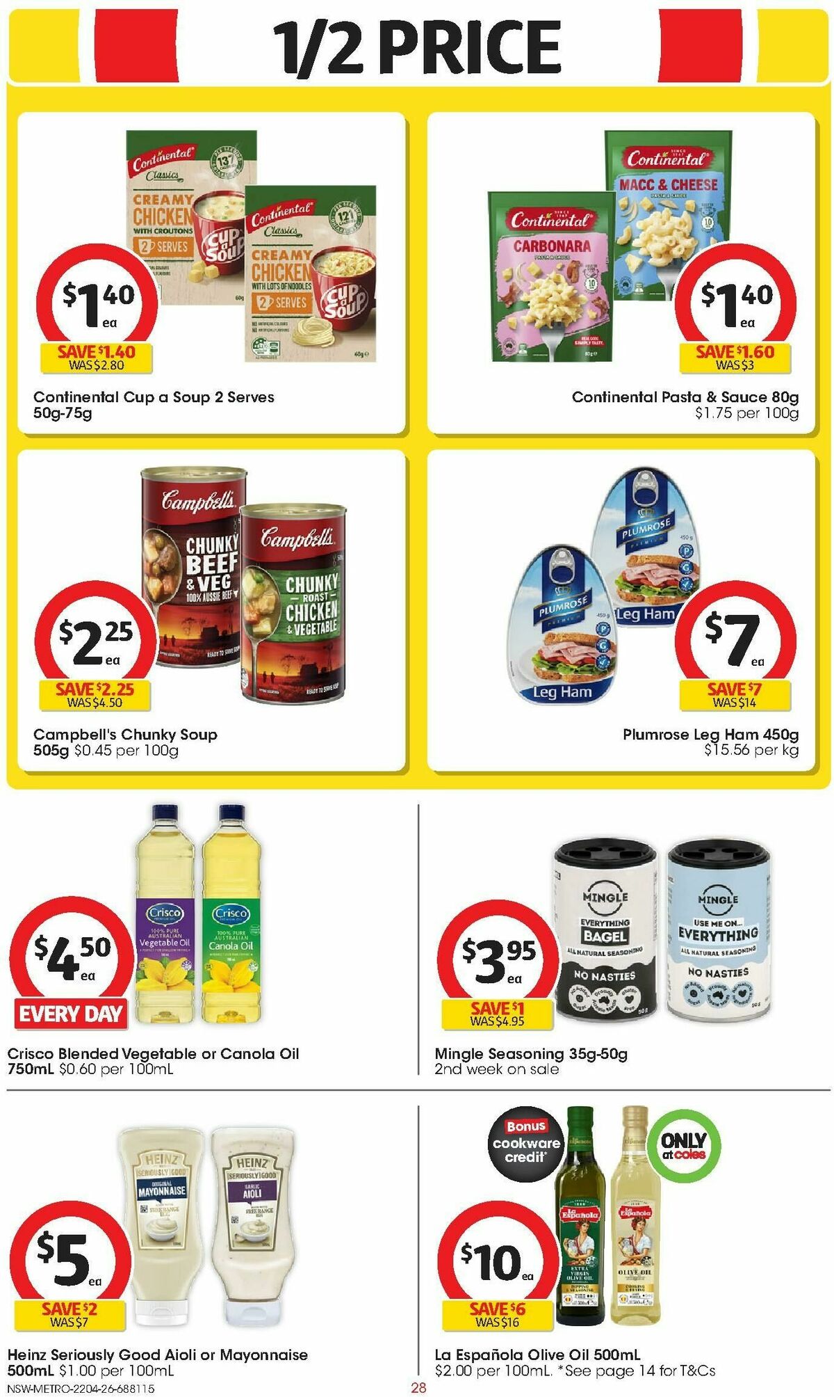 Coles Catalogues from 22 April