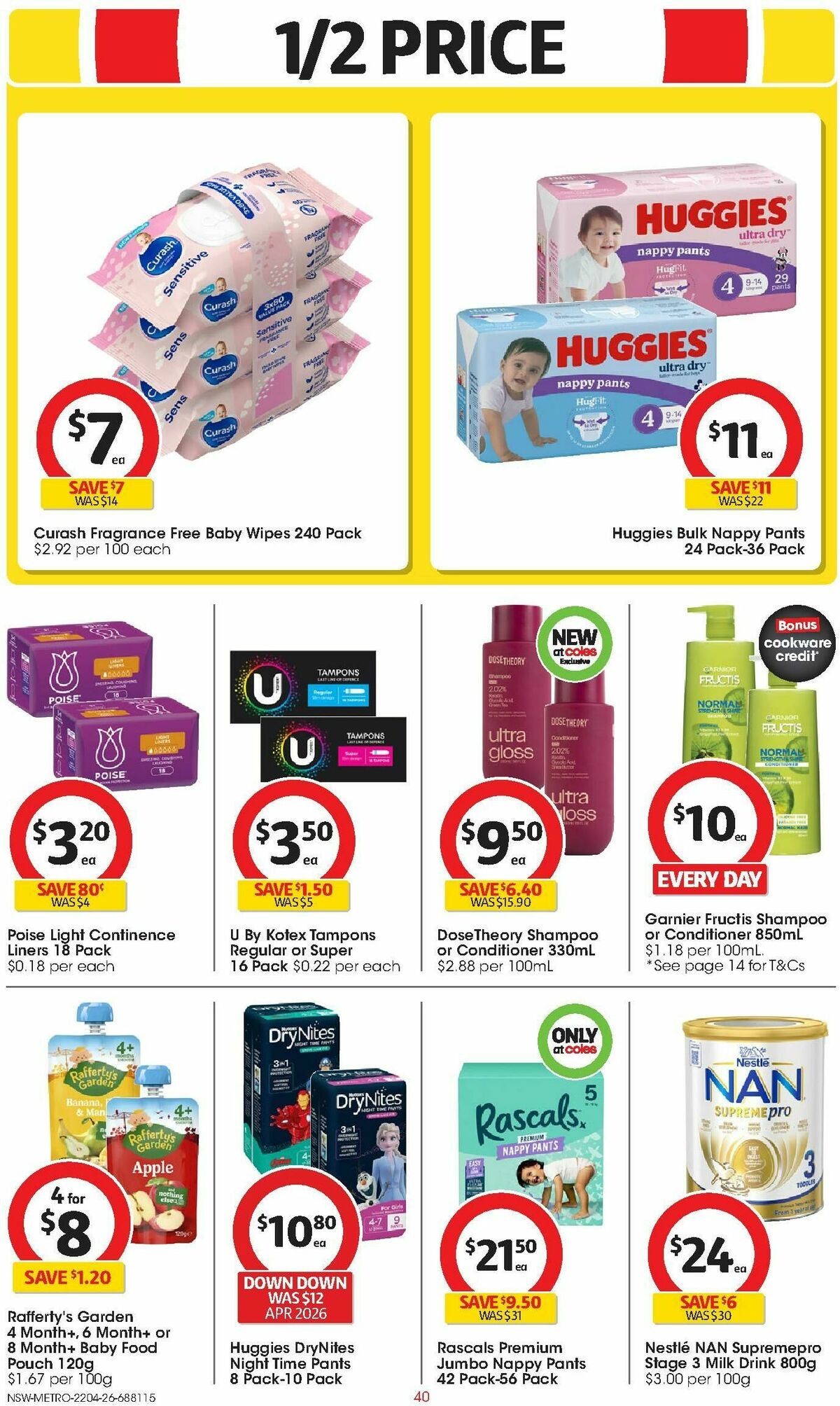 Coles Catalogues from 22 April