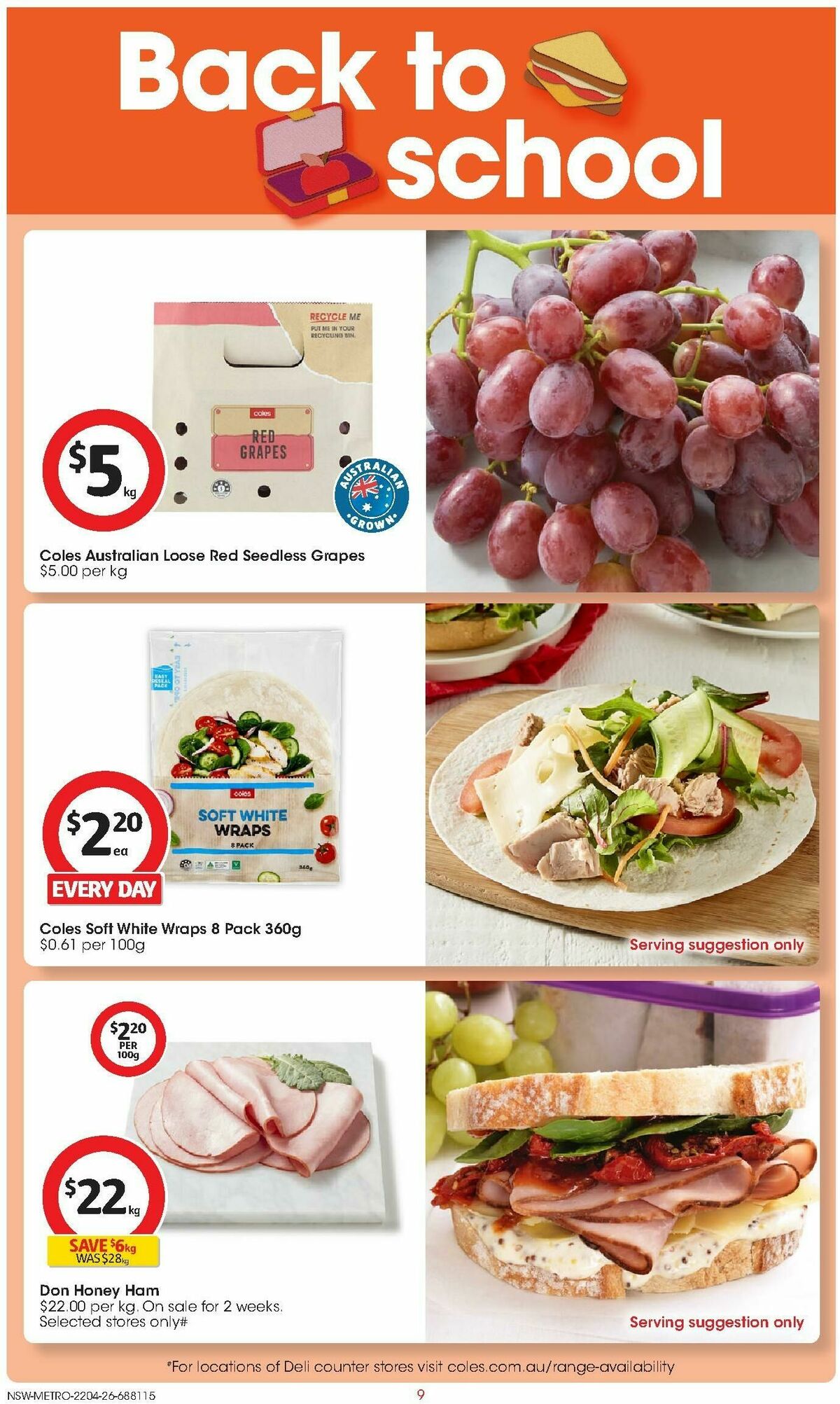 Coles Catalogues from 22 April