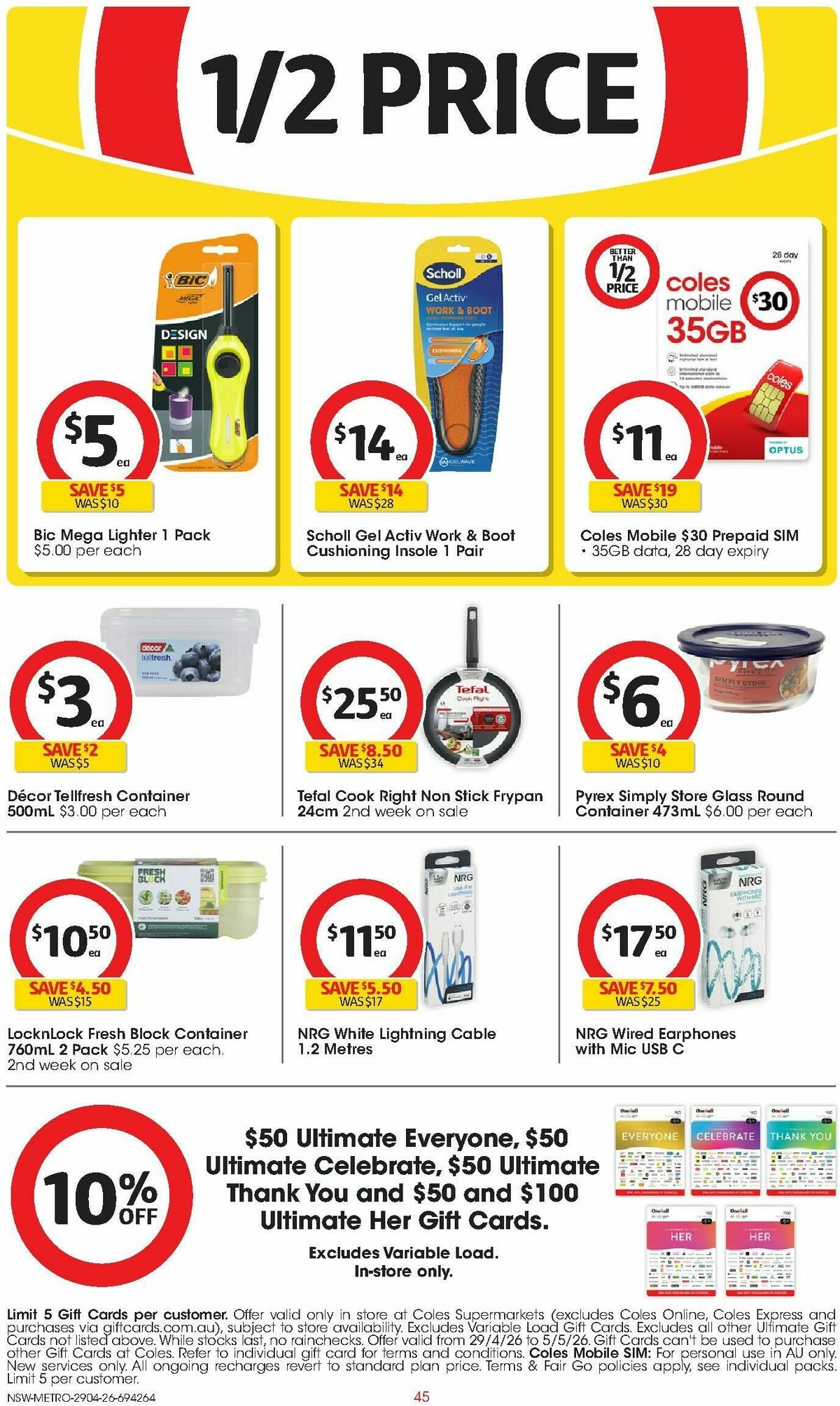 Coles Catalogues from 29 April
