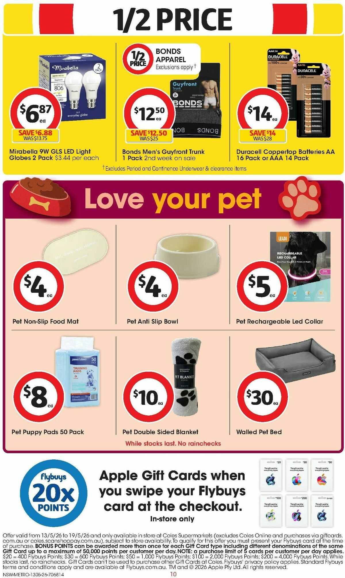 Coles Catalogues from 13 May