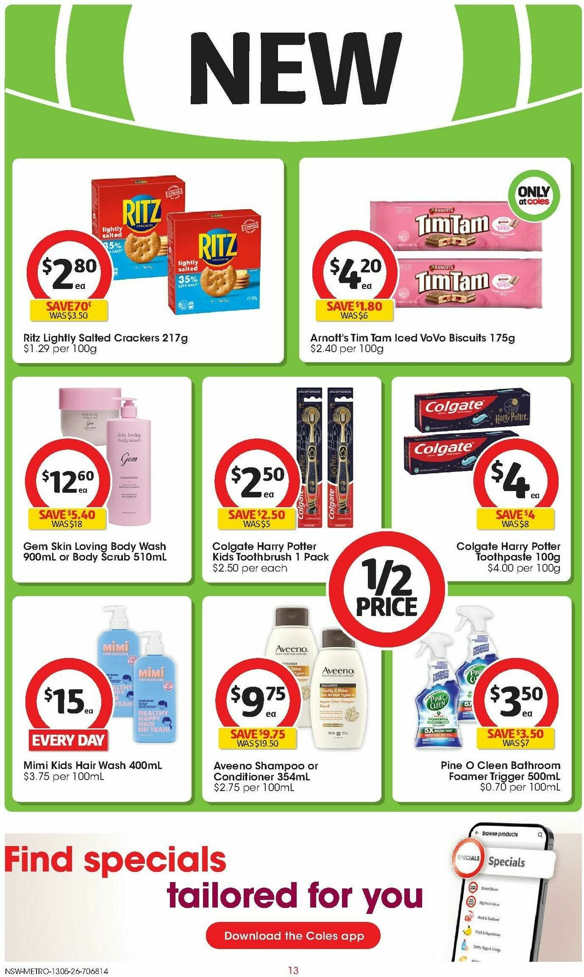 Coles Catalogues from 13 May