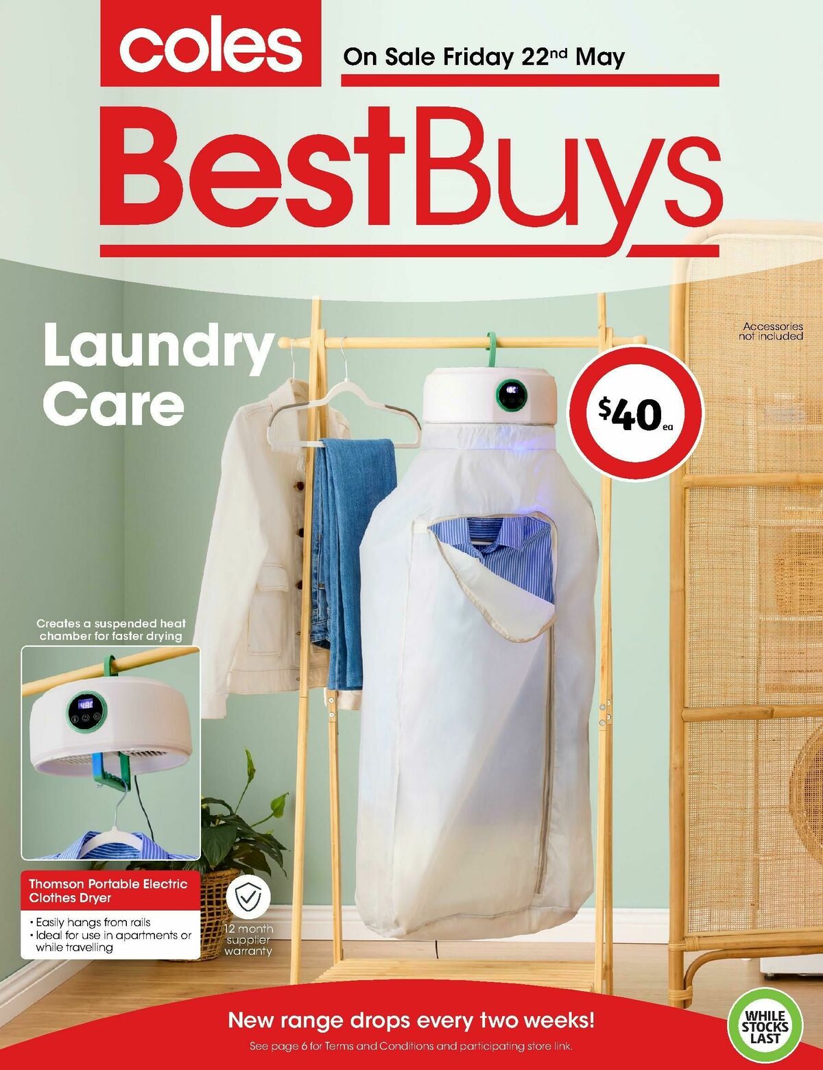 Coles Best Buys - Laundry Care Catalogues from 22 May