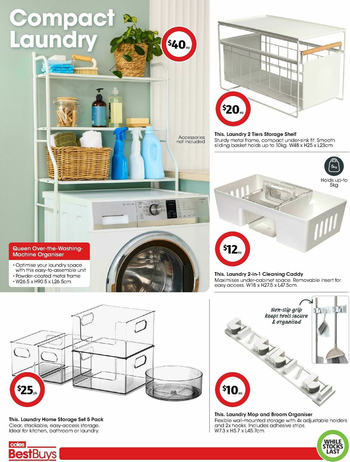 Coles Best Buys - Laundry Care Catalogues from 22 May