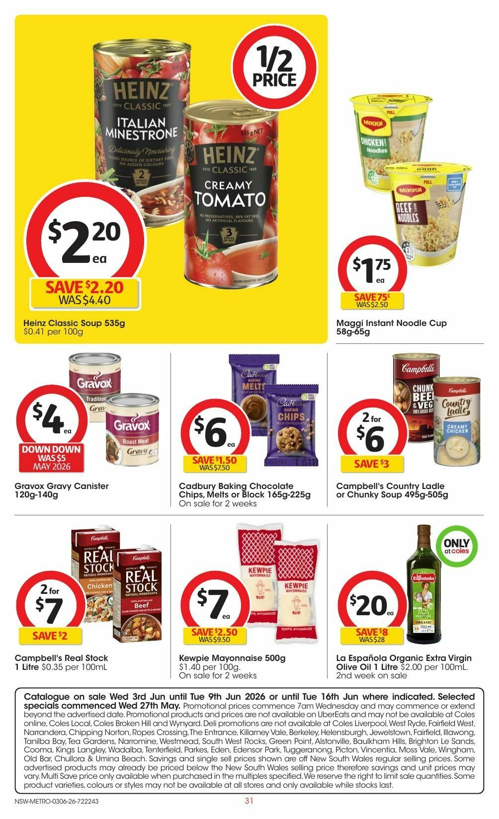Coles Catalogues from 3 June