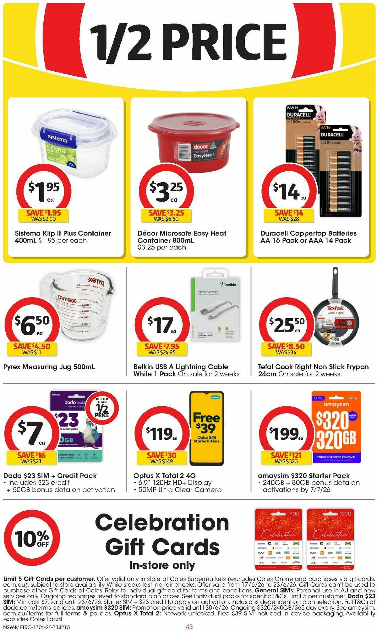 Coles Catalogues from 17 June